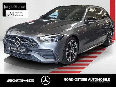 Gebraucht Mercedes C300 Night 265 PS (194 kW) 2024 Metalliclack selenitgrau Kombi