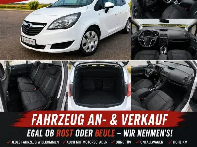 Gebraucht Opel Meriva Edition 101 PS (74 kW) 2017 Weiß Van / Kleinbus