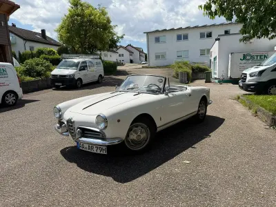Gebraucht Alfa Romeo Giulietta 80 PS (58 kW) 1961 Weiß Cabrio