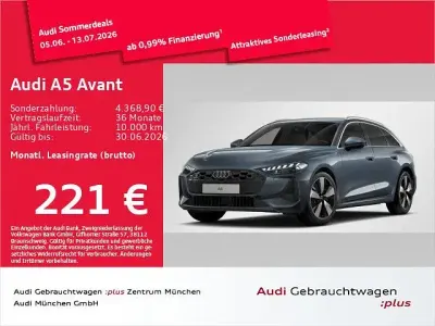 Gebraucht Audi A5 Sport 204 PS (150 kW) 2025 Horizontblau metallic Kombi