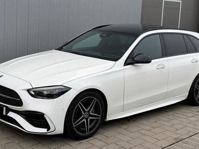 Gebraucht Mercedes C220 AMG line 200 PS (147 kW) 2022 Weiß Kombi