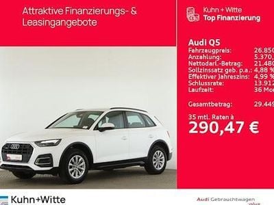Ibisweiß Gebraucht 2021 Audi Q5 Design SUV | 26.850 € (Superpreis)