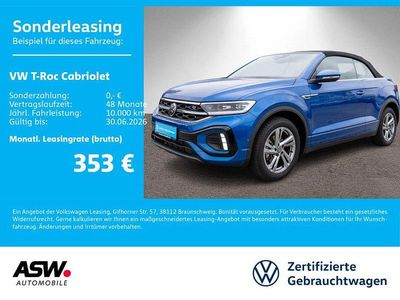 Second-hand VW T-Roc Cabriolet R-line 150 CP (110 kW) 2025 Albastru Cabrio