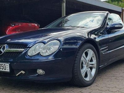 Usata Mercedes SL350 245 CV (180 kW) 2003 Blu Cabrio