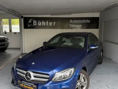 Brugt Mercedes C250 AMG line 204 HK (150 kW) 2014 Blå Sedan