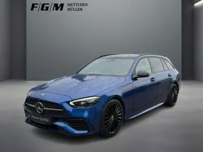Gebraucht Mercedes C300 AMG line 265 PS (194 kW) 2021 Blau Kombi
