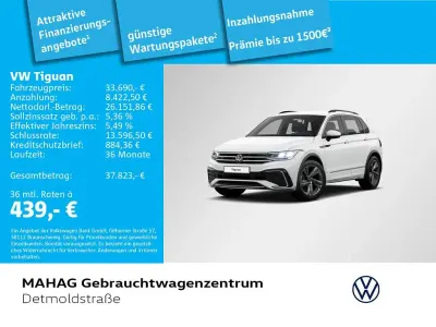 Gebraucht VW Tiguan R-line 150 PS (110 kW) 2024 Pure white SUV