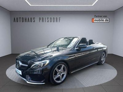 Usata Mercedes C220 AMG 170 CV (125 kW) 2018 Nero Cabrio