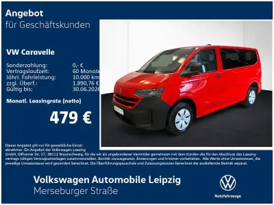 Ny VW Caravelle 150 HK (110 kW) 2026 Rød Van
