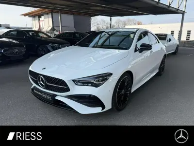 Brugt Mercedes CLA200 AMG 163 HK (119 kW) 2024 Hvid Coupe