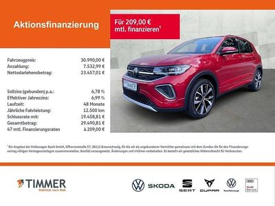 Gebraucht VW T-Cross IQ Drive 150 PS (110 kW) 2024 Kings red metallic SUV