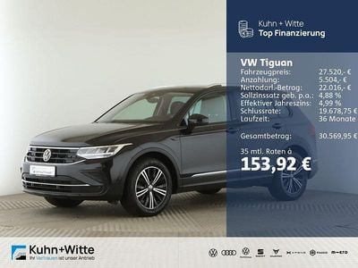 Schwarz Gebraucht 2022 VW Tiguan Active SUV | 27.520 € (Guter Preis)