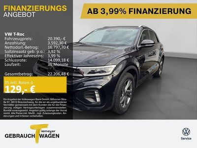 Usado VW T-Roc R-line 110 HP (80 kW) 2023 Preto SUV