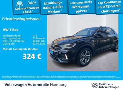 Usata VW T-Roc R-line 110 CV (80 kW) 2023 Nero SUV