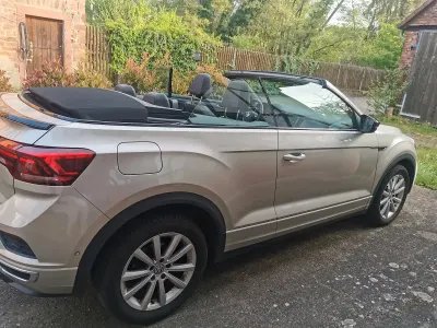 Gebraucht VW T-Roc Cabriolet R-line 150 PS (110 kW) 2020 Silber Cabrio