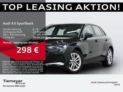 Używany Audi A3 Advanced 150 KM (110 kW) 2024 Czarny Sedan/Limuzyna