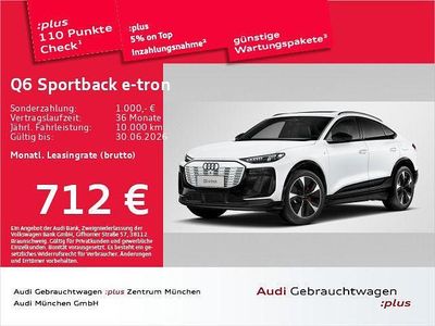 Gebraucht Audi Q6 Sportback e-tron Ambiente 284 kW (387 PS) 2025 Gletscherweiß metallic SUV