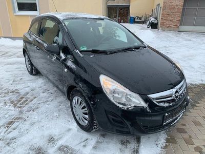 Gebraucht Opel Corsa Edition 69 PS (50 kW) 2013 Schwarz Kleinwagen