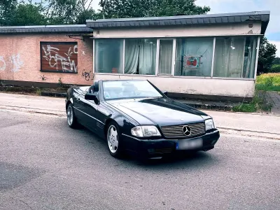 Brugt Mercedes SL320 231 HK (169 kW) 1993 Sort Cabriolet