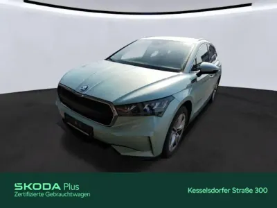 Gebraucht Skoda Enyaq iV 194 kW (265 PS) 2023 H6 arctic silber metallic SUV