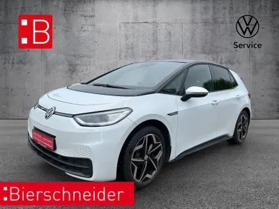 Gebraucht VW ID.3 Pro 150 kW (204 PS) 2021 Weiss Kleinwagen
