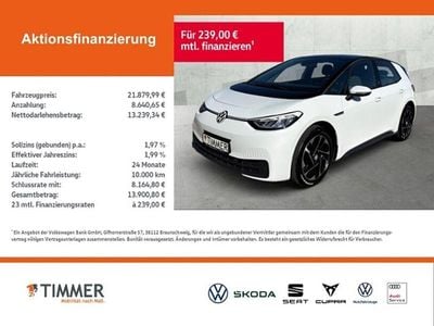 Usata VW ID.3 Pro Performance 150 kW (204 CV) 2022 Bianco Utilitaria
