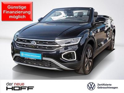 Gebraucht VW T-Roc Cabriolet Move 150 PS (110 kW) 2024 Deep black perleffekt Cabrio