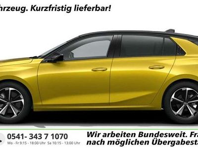 Neu Opel Astra 131 PS (96 kW) 2025 Kult gelb metallic Limousine