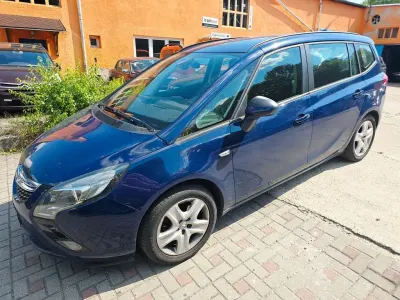 Gebraucht Opel Zafira Tourer Edition 131 PS (96 kW) 2012 Blau Van / Kleinbus