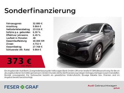 Taifungrau metallic Gebraucht 2022 Audi Q4 Sportback e-tron Ambiente SUV | 32.880 € (Fairer Preis)