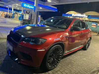 Käytetty BMW X6 408 HP (300 kW) 2008 Punainen Katumaasturi