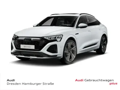 Gebraucht Audi Q8 Sportback e-tron S-Line 300 kW (408 PS) 2023 Weiß SUV