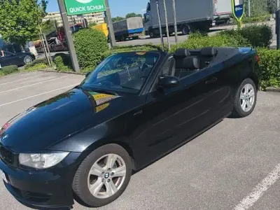 Gebraucht BMW 120 Cabriolet Sport Line 170 PS (125 kW) 2008 Schwarz Cabrio