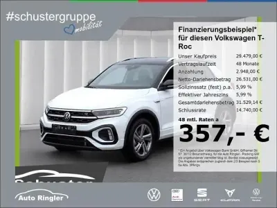 Gebraucht VW T-Roc R-line 150 PS (110 kW) 2025 Pure white (weiss) SUV