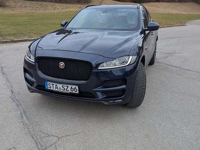 Gebraucht Jaguar F-Pace Portfolio 300 PS (220 kW) 2017 Blau SUV