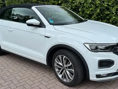 Gebraucht VW T-Roc Cabriolet Active 150 PS (110 kW) 2021 Weiß Cabrio