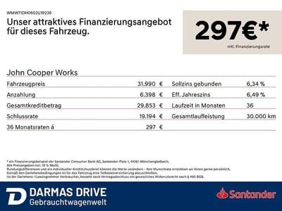 Gebraucht Mini John Cooper Works 231 PS (169 kW) 2023 Schwarz Kleinwagen