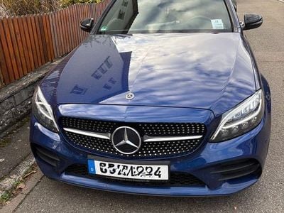 Usata Mercedes C300 AMG line 258 CV (189 kW) 2018 Blu Berlina