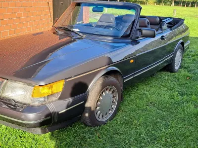 Usata Saab 900 Cabriolet 160 CV (117 kW) 1988 Grigio Cabrio