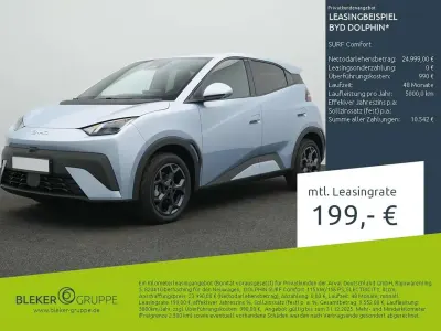 Ny BYD Dolphin Surf Comfort 114 kW (156 HK) 2026 Blå Hatchback