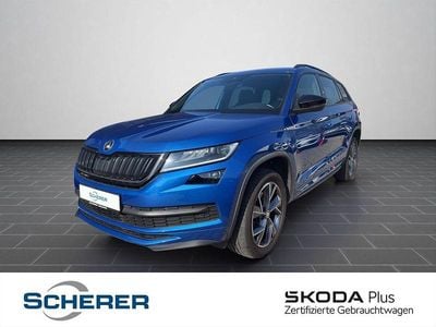 Usata Skoda Kodiaq SportLine 190 CV (139 kW) 2021 Blu SUV