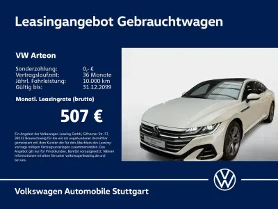 Gebraucht VW Arteon R-line 280 PS (205 kW) 2023 Oryxweiß perlmutteffekt Limousine