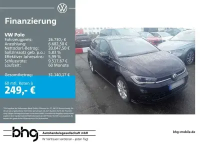 Gebraucht VW Polo R-line 116 PS (85 kW) 2025 Schwarz Kleinwagen