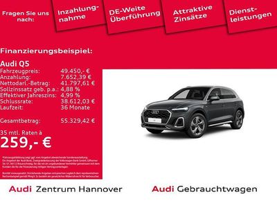 Gebraucht Audi Q5 Ambiente 204 PS (150 kW) 2024 Daytonagrau perleffekt SUV