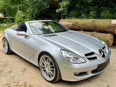 Gebraucht Mercedes SLK350 272 PS (200 kW) 2005 Silber Cabrio