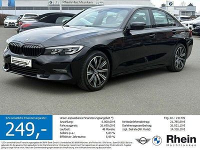 Usata BMW 330e Sport Line 292 CV (214 kW) 2020 Nero Berlina