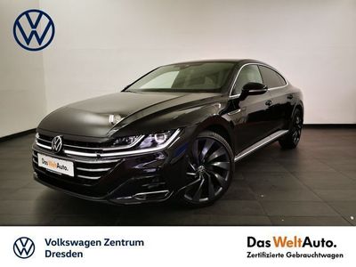 gebraucht VW Arteon R-Line 2.0 TDI 4M DSG LEDER STH AHK