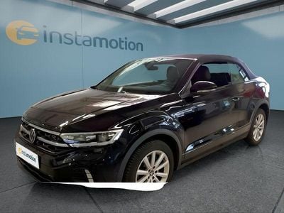 Gebraucht VW T-Roc Cabriolet 150 PS (110 kW) 2022 Schwarz Cabrio
