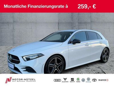 Gebraucht Mercedes A200 AMG line 163 PS (119 kW) 2018 Weiß Limousine