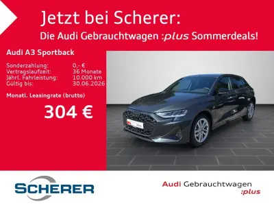 Gebraucht Audi A3 Ambiente 150 PS (110 kW) 2024 Manhattangrau metallic (metallic) Limousine